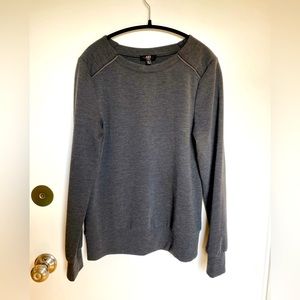 ABS Allen Schwartz Sweatshirt Zipper Detail